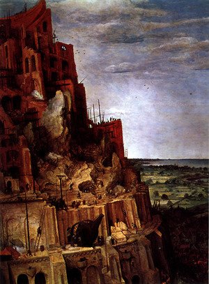 Pieter the Elder Bruegel - The Tower of Babel [detail]