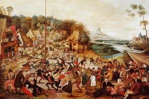 Pieter the Elder Bruegel - The Dance around the May Pole