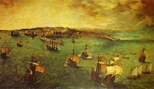 Pieter the Elder Bruegel - The Bay of Naples