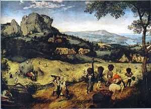 Pieter the Elder Bruegel - Haymaking