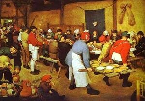 Pieter the Elder Bruegel - The Peasant Wedding 2