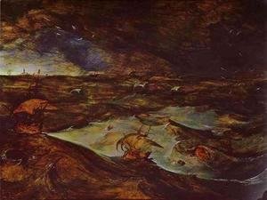 Pieter the Elder Bruegel - Storm at Sea