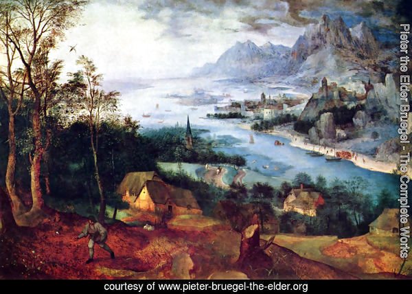 River Landscape with a Sower