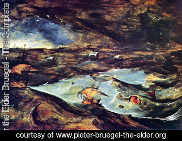 Pieter the Elder Bruegel - Sea storm