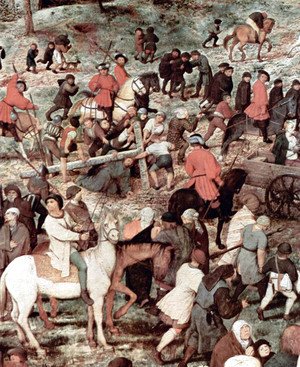 Pieter the Elder Bruegel - Christ Carrying the Cross (detail 4)