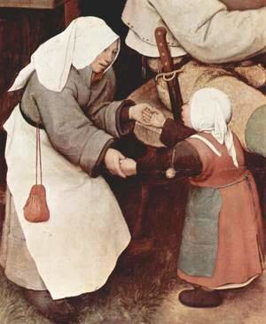 Pieter the Elder Bruegel - Farmers dance, Detail 3