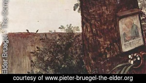 Pieter the Elder Bruegel - Farmers dance, Detail 4