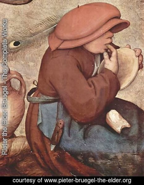 Pieter the Elder Bruegel - Peasant wedding (detail 2)
