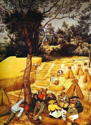 Pieter the Elder Bruegel - The Corn Harvest (August) 2