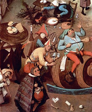 Pieter the Elder Bruegel - The Fight between Carnival and Lent