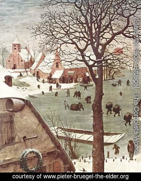 Pieter the Elder Bruegel - The Numbering at Bethlehem, Detail 2
