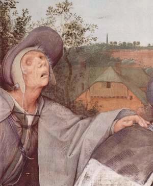 Pieter the Elder Bruegel - The parable of the blind, detail 1