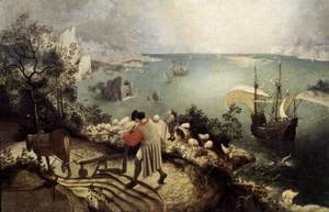 Pieter the Elder Bruegel - Landscape with the Fall of Icarus