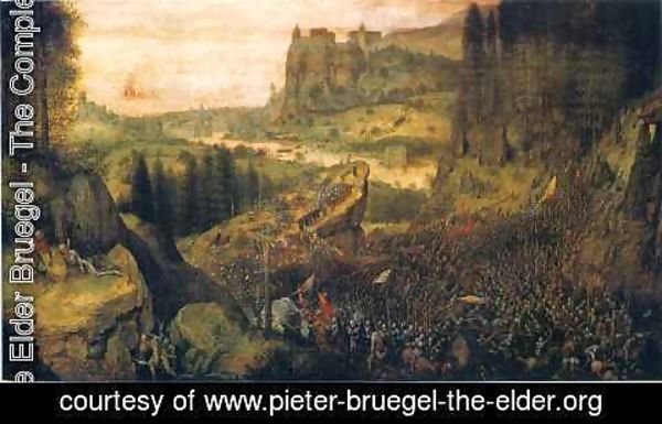 Pieter the Elder Bruegel - The Suicide of Saul