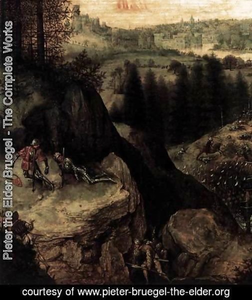 Pieter the Elder Bruegel - The Suicide of Saul (detail) 3