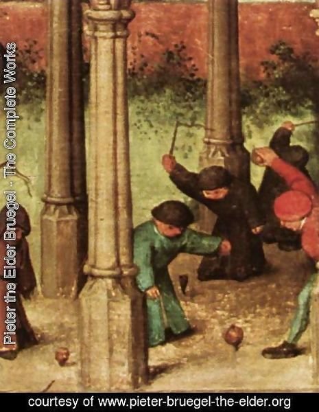 Pieter the Elder Bruegel - Children's Games (detail) 4