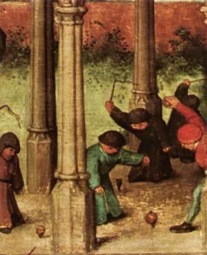 Pieter the Elder Bruegel - Children's Games (detail) 4