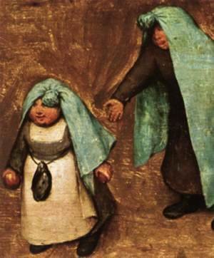 Pieter the Elder Bruegel - Children's Games (detail) 7