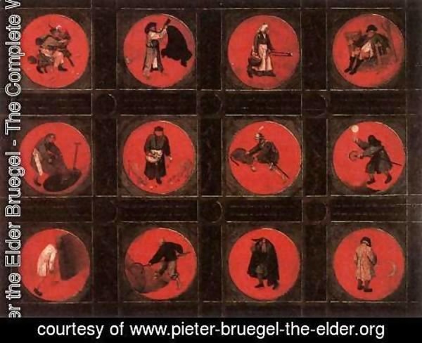 Pieter the Elder Bruegel - Twelve Proverbs