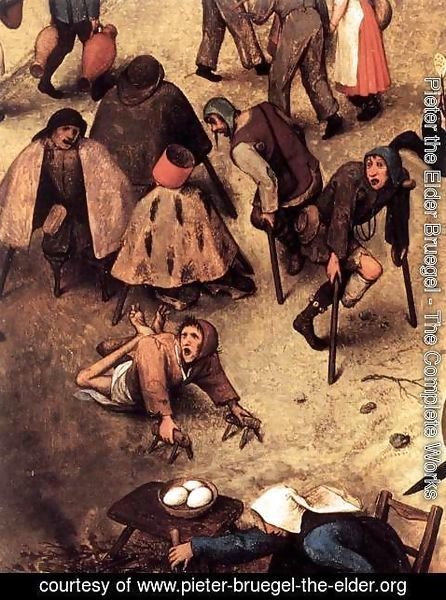Pieter the Elder Bruegel - The Fight between Carnival and Lent (detail) 5