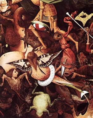 Pieter the Elder Bruegel - The Fall of the Rebel Angels (detail)