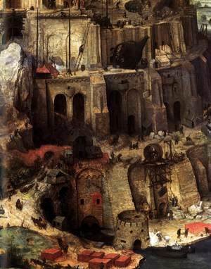 Pieter the Elder Bruegel - The Tower of Babel (detail) 4