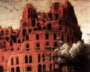 Pieter the Elder Bruegel - The Little Tower of Babel (detail)