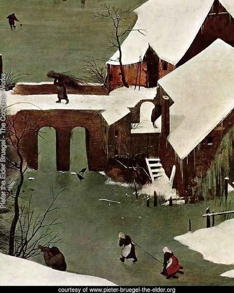 The Hunters in the Snow (detail)