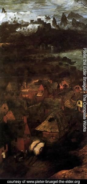 Pieter the Elder Bruegel - Gloomy Day (detail)