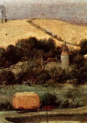 Pieter the Elder Bruegel - The Corn Harvest (detail) 2