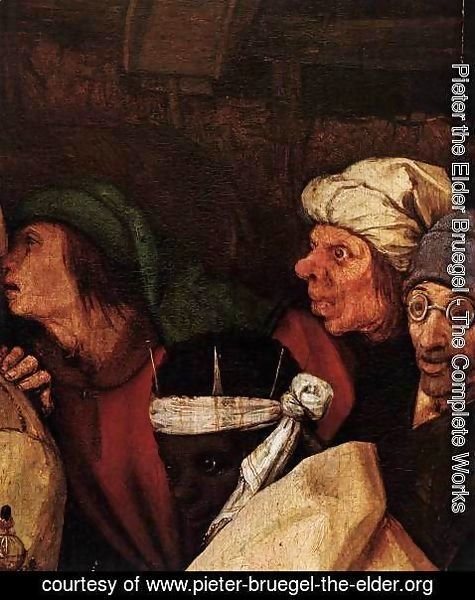 Pieter the Elder Bruegel - The Adoration of the Kings (detail) 4