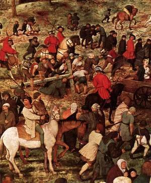 Pieter the Elder Bruegel - Christ Carrying the Cross (detail) 2