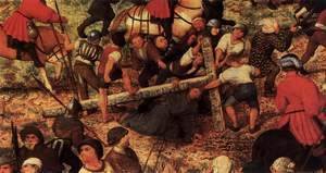 Pieter the Elder Bruegel - Christ Carrying the Cross (detail) 3