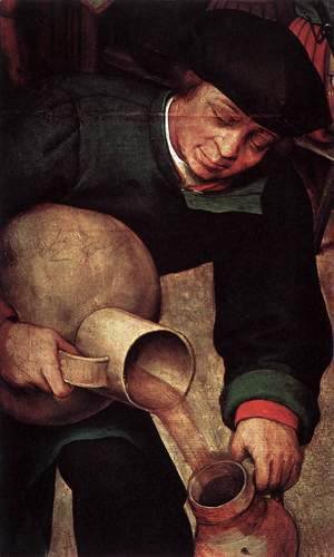 Pieter the Elder Bruegel - Peasant Wedding (detail) 4