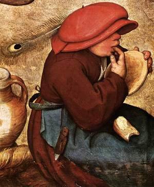 Pieter the Elder Bruegel - Peasant Wedding (detail) 5