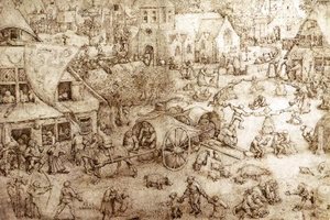 Pieter the Elder Bruegel - The Fair at Hoboken