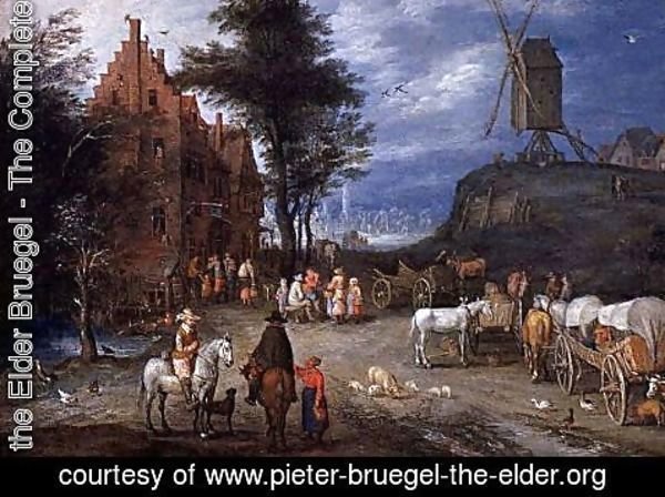 Pieter the Elder Bruegel - Village street