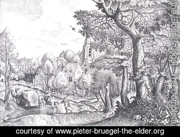Pieter the Elder Bruegel - Wooded Region