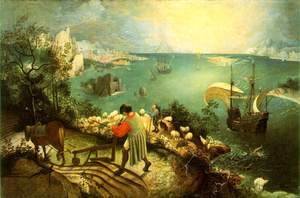 Pieter the Elder Bruegel - Landscape with the Fall of Icarus c. 1558