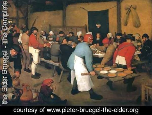 Pieter the Elder Bruegel - Peasant Wedding, c. 1568