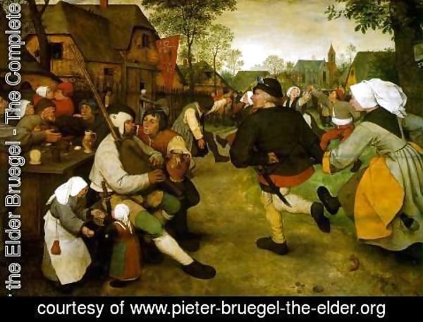 Pieter the Elder Bruegel - The Peasant Dance 1568