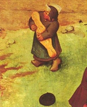 Pieter the Elder Bruegel - Children's Games (detail 11) 1559-60