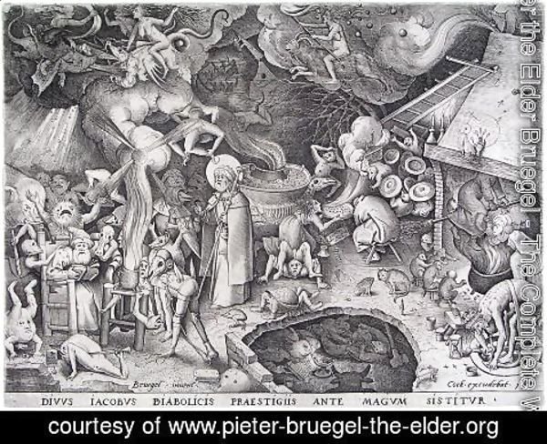 Pieter the Elder Bruegel - St James the Greater at Hermogenes 1565