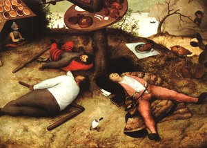 Pieter the Elder Bruegel - The Land of Cockayne 1567