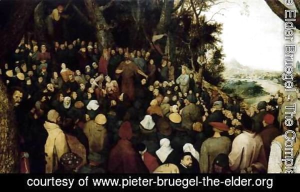 Pieter the Elder Bruegel - The Sermon of St John the Baptist (detail 3) 1566