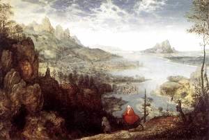 Pieter the Elder Bruegel - Landscape with the Flight into Egypt 1563