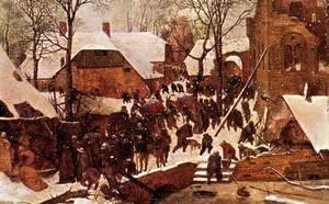 Pieter the Elder Bruegel - The Adoration of the Kings in the Snow 1567
