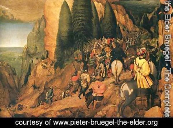 Pieter the Elder Bruegel - The Conversion of Saul 1567