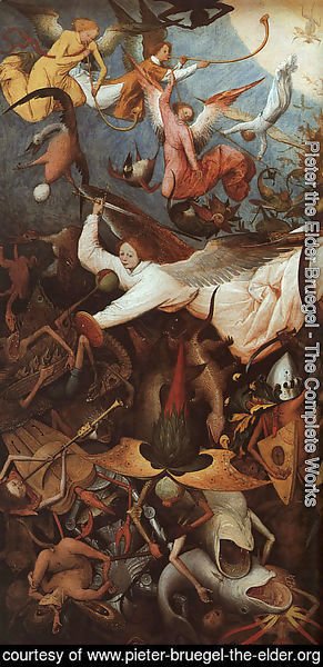 Pieter the Elder Bruegel - The Fall of the Rebel Angels (detail) 1562