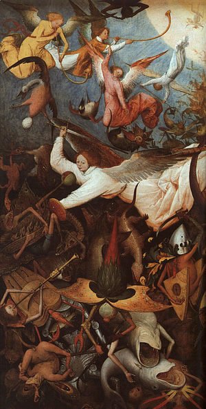 The Fall of the Rebel Angels (detail) 1562